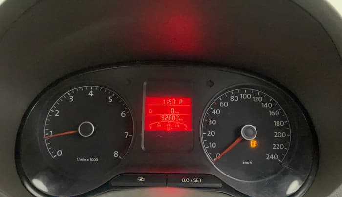 2014 Volkswagen Vento HIGHLINE PETROL AT, Petrol, Automatic, 92,803 km, Odometer Image