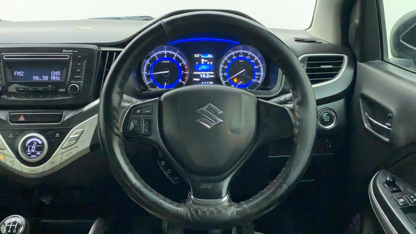 2016 Maruti Baleno ZETA PETROL 1.2, Petrol, Manual, 35,467 km, Steering Wheel Close Up