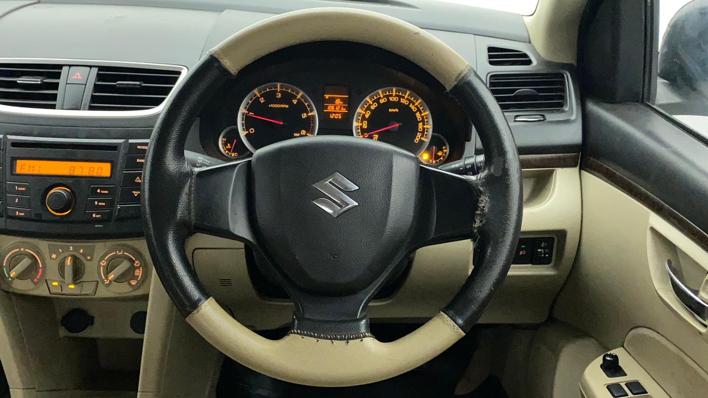 2014 Maruti Swift Dzire VDI, Diesel, Manual, 1,06,369 km, Steering Wheel Close Up