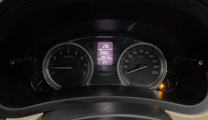 2014 Maruti Ciaz ZXI, Petrol, Manual, 99,672 km, Odometer Image