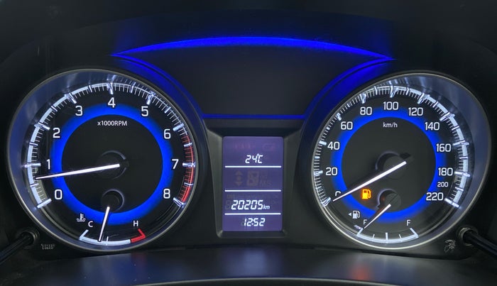 2018 Maruti Baleno DELTA 1.2 K12, Petrol, Manual, 20,240 km, Odometer Image