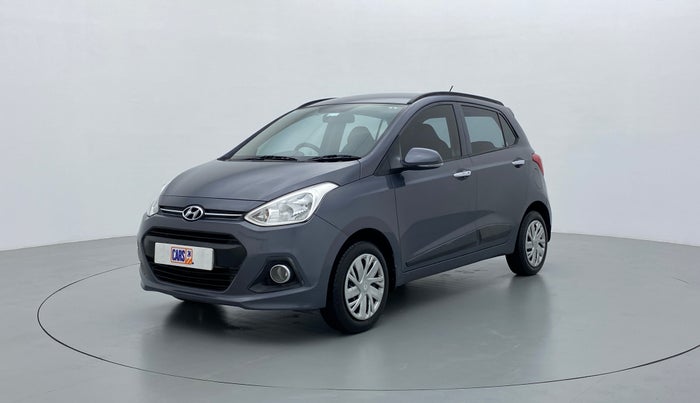 2014 Hyundai Grand i10 SPORTZ 1.2 KAPPA VTVT, Petrol, Manual, 66,628 km, Left Front Diagonal