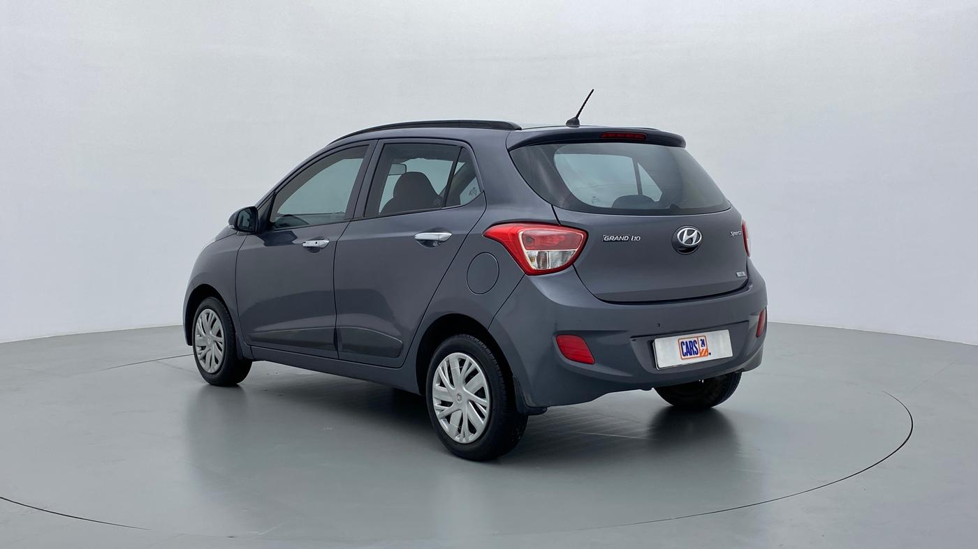 2014 Hyundai Grand i10 SPORTZ 1.2 KAPPA VTVT, Petrol, Manual, 66,628 km, Left Back Diagonal