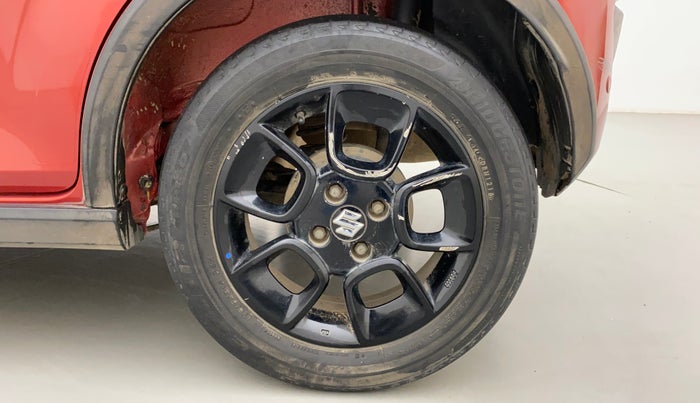 2018 Maruti IGNIS ALPHA 1.2 AMT DUAL TONE, Petrol, Automatic, 77,285 km, Left Rear Wheel
