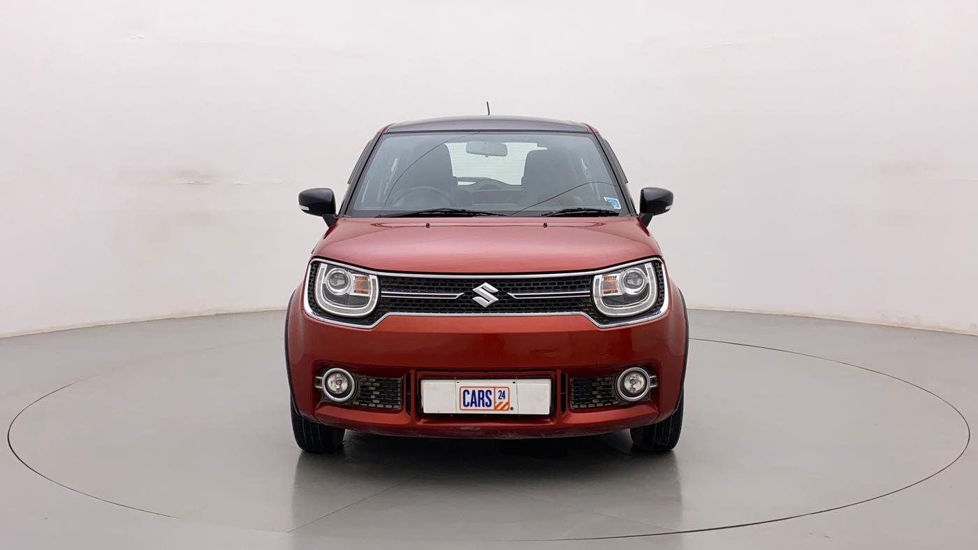 2018 Maruti IGNIS ALPHA 1.2 AMT DUAL TONE, Petrol, Automatic, 77,285 km, Front