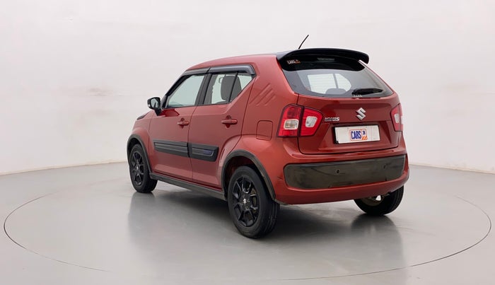 2018 Maruti IGNIS ALPHA 1.2 AMT DUAL TONE, Petrol, Automatic, 77,285 km, Left Back Diagonal