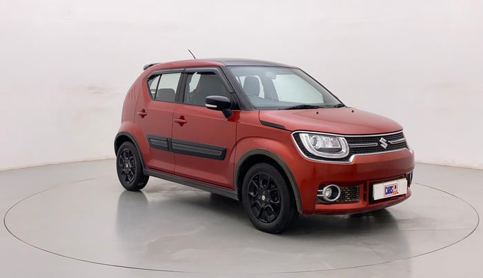 2018 Maruti IGNIS ALPHA 1.2 AMT DUAL TONE, Petrol, Automatic, 77,285 km, Right Front Diagonal
