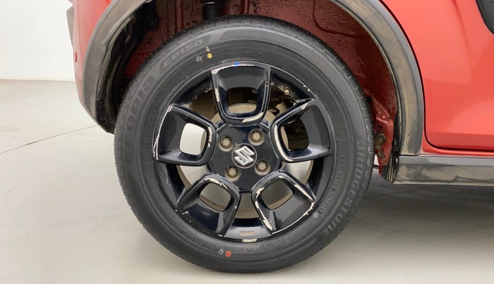 2018 Maruti IGNIS ALPHA 1.2 AMT DUAL TONE, Petrol, Automatic, 77,285 km, Right Rear Wheel