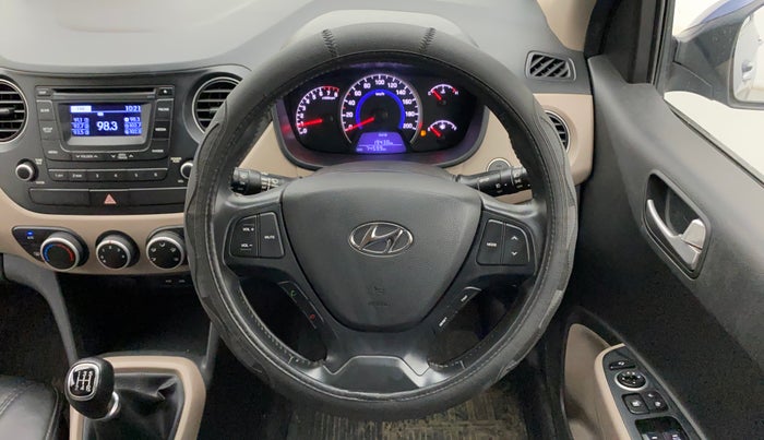2016 Hyundai Grand i10 ASTA 1.2 KAPPA VTVT, Petrol, Manual, 74,476 km, Steering Wheel Close Up
