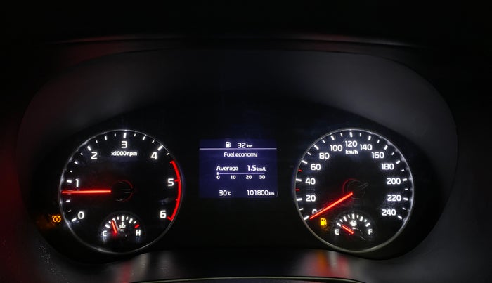 2022 KIA SELTOS HTE 1.5 DIESEL, Diesel, Manual, 1,01,799 km, Odometer Image