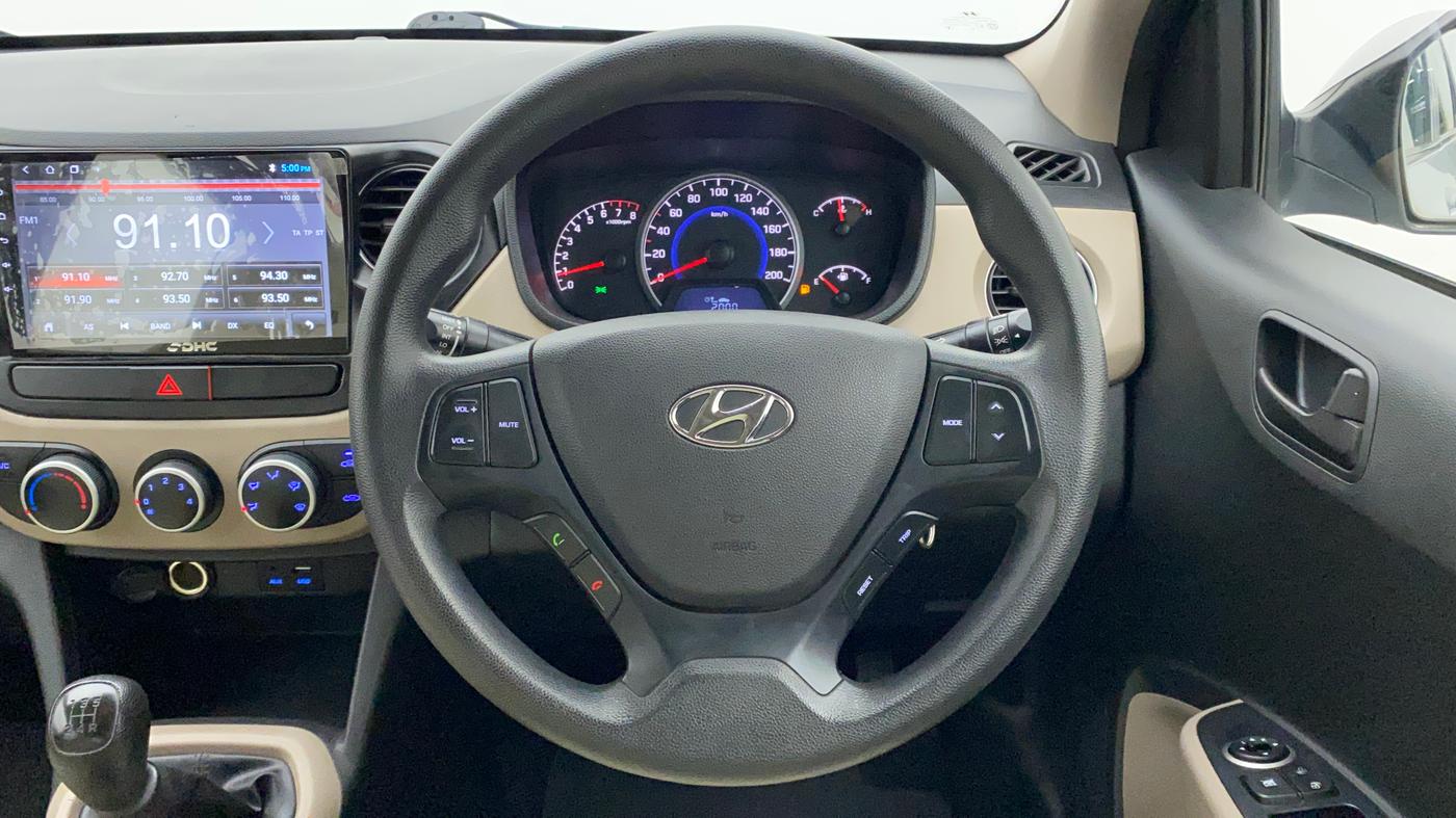 2018 Hyundai Grand i10 MAGNA 1.2 KAPPA VTVT, Petrol, Manual, 45,456 km, Steering Wheel Close Up