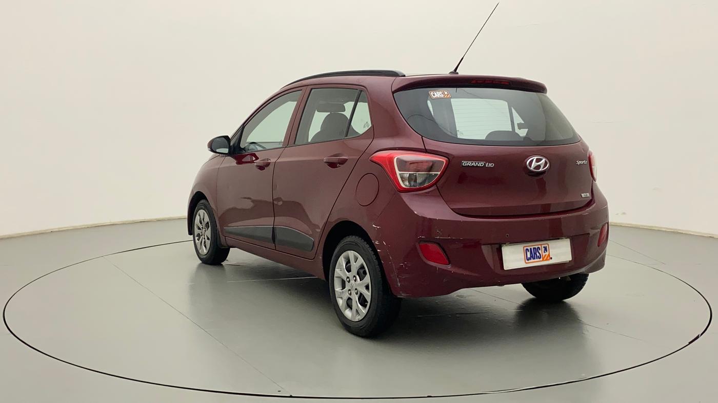 2016 Hyundai Grand i10 SPORTZ 1.2 KAPPA VTVT, Petrol, Manual, 41,111 km, Left Back Diagonal