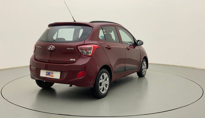 2016 Hyundai Grand i10 SPORTZ 1.2 KAPPA VTVT, Petrol, Manual, 41,111 km, Right Back Diagonal