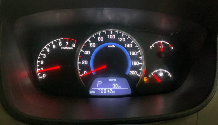 2016 Hyundai Grand i10 MAGNA AT 1.2 KAPPA VTVT, Petrol, Automatic, 72,832 km, Odometer Image