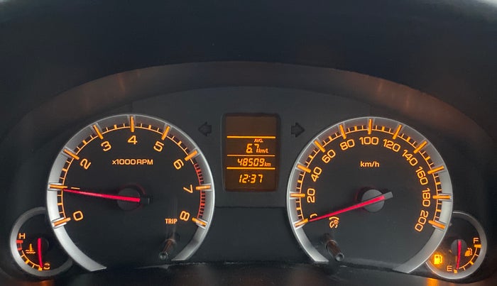 2012 Maruti Swift VXI, Petrol, Manual, 48,509 km, Odometer Image