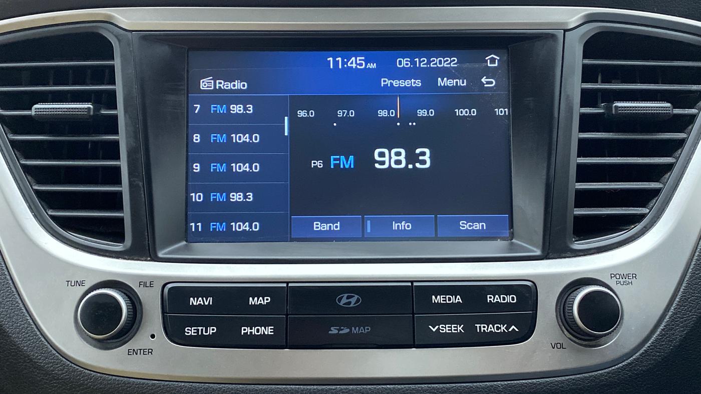 2018 Hyundai Verna 1.6 SX VTVT, Petrol, Manual, 11,205 km, Infotainment System