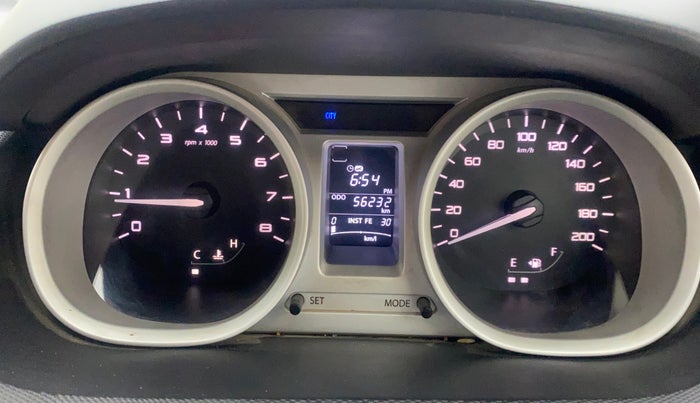 2016 Tata Tiago XZ PETROL, Petrol, Manual, 56,229 km, Odometer Image