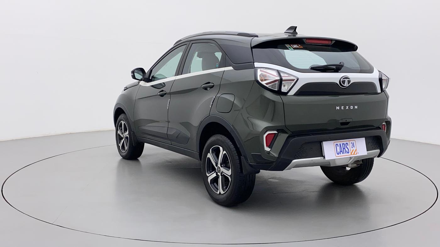 2021 Tata NEXON XZA PLUS SUNROOF PETROL, Petrol, Automatic, 11,781 km, Left Back Diagonal
