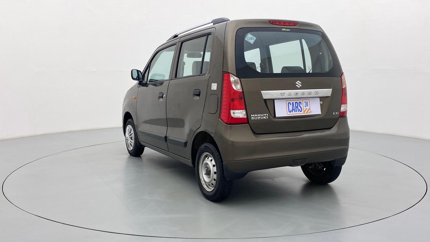 2015 Maruti Wagon R 1.0 LXI CNG, CNG, Manual, 53,086 km, Left Back Diagonal