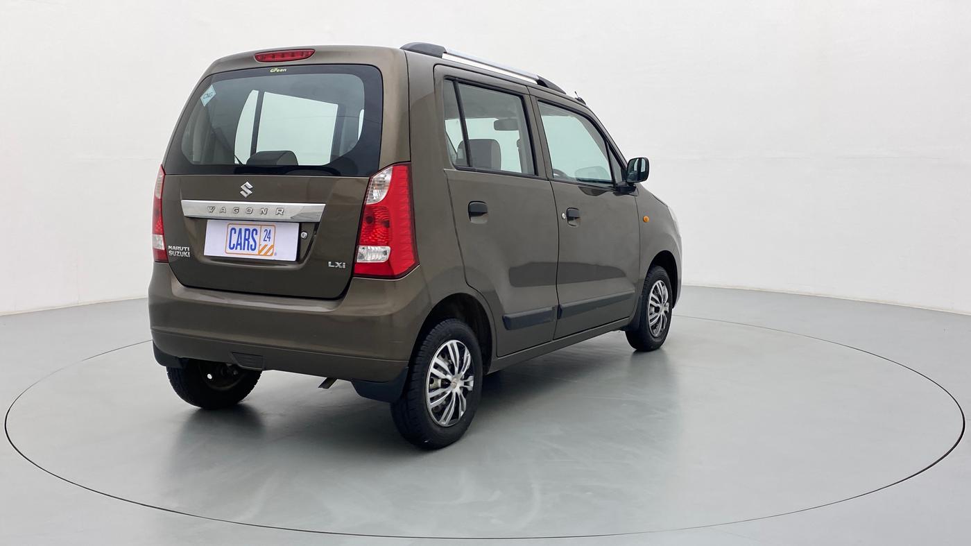 2015 Maruti Wagon R 1.0 LXI CNG, CNG, Manual, 53,086 km, Right Back Diagonal