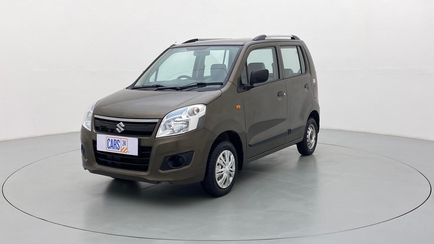 2015 Maruti Wagon R 1.0 LXI CNG, CNG, Manual, 53,086 km, Left Front Diagonal