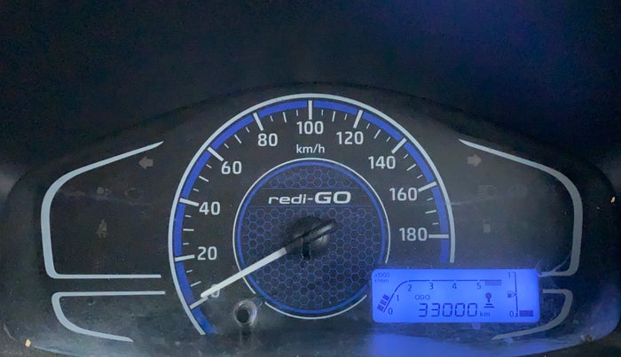 2020 Datsun Redi Go 1.0 T(O), Petrol, Manual, 33,119 km, Odometer Image