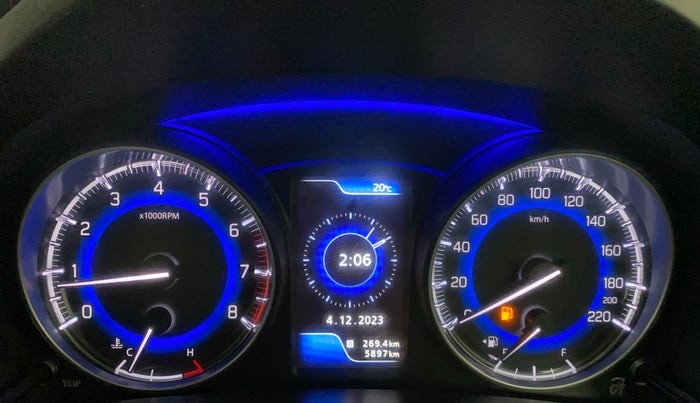 2017 Maruti Baleno ALPHA PETROL 1.2, Petrol, Manual, 5,897 km, Odometer Image