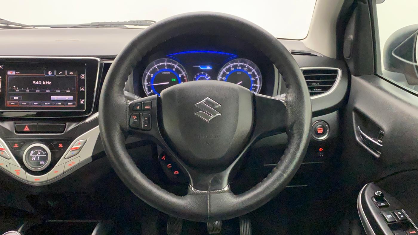 2017 Maruti Baleno ALPHA PETROL 1.2, Petrol, Manual, 5,897 km, Steering Wheel Close Up