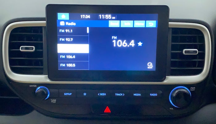2020 Hyundai VENUE SX 1.0 TURBO, Petrol, Manual, 65,341 km, Infotainment System