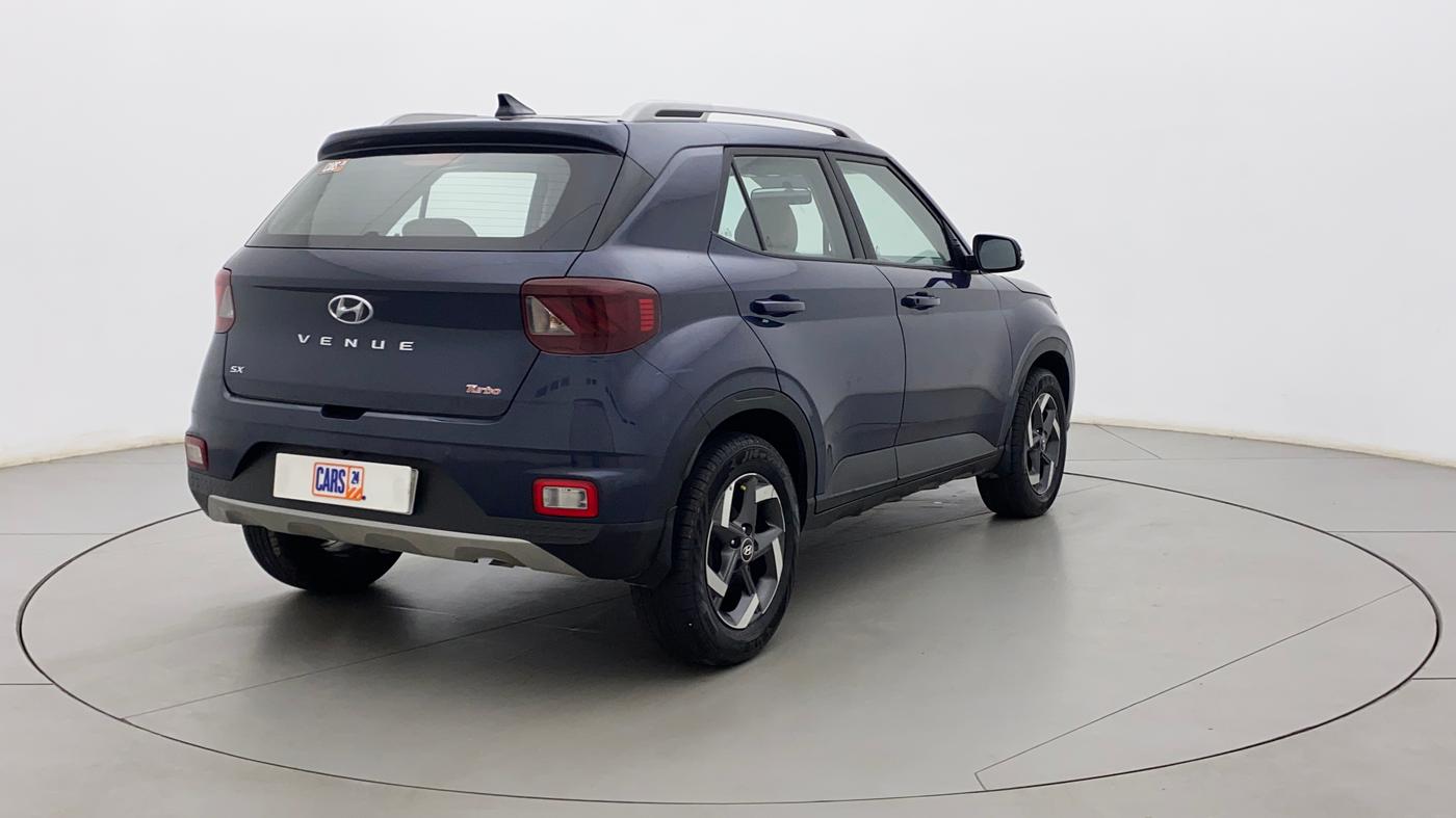 2020 Hyundai VENUE SX 1.0 TURBO, Petrol, Manual, 65,341 km, Right Back Diagonal