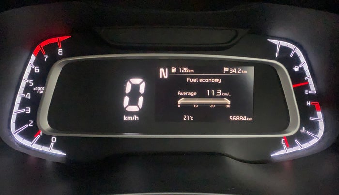 2020 KIA SONET GTX PLUS 1.0 IMT, Petrol, Manual, 56,883 km, Odometer Image