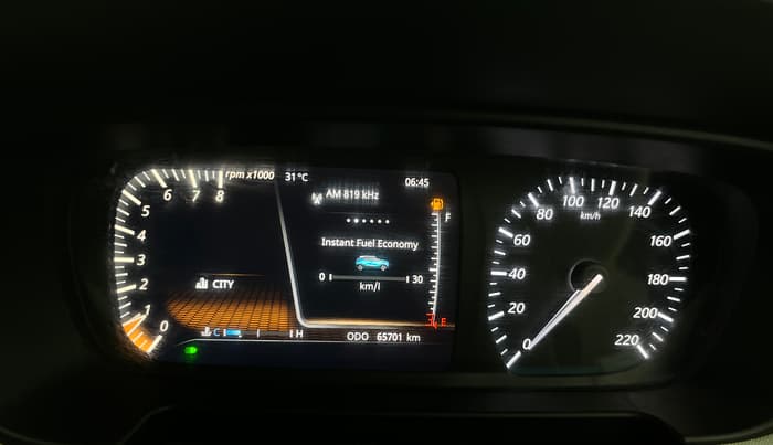 2022 Tata PUNCH CREATIVE  1.2 RTN DUAL TONE, Petrol, Manual, 65,672 km, Odometer Image