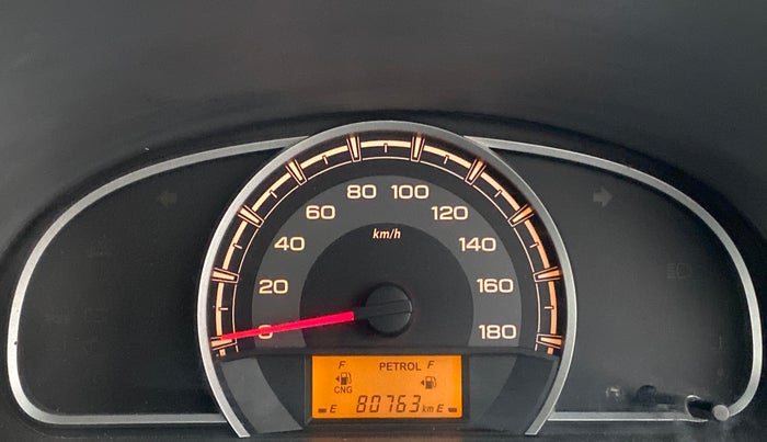2014 Maruti Alto 800 LXI CNG, CNG, Manual, 80,817 km, Odometer Image