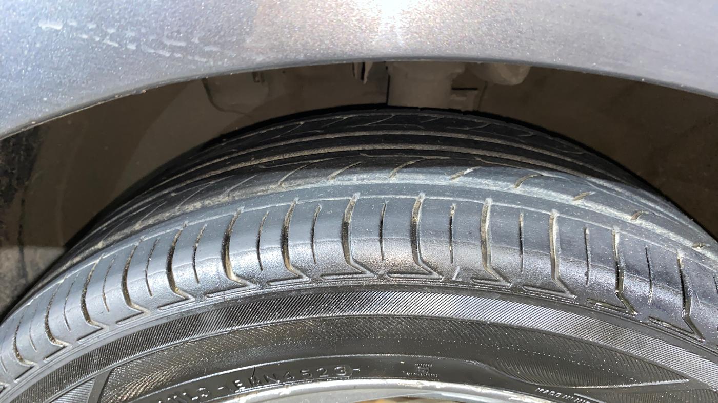 2022 Hyundai Verna SX 1.5 CRDI AT, Diesel, Automatic, 73,143 km, Left Front Tyre Tread