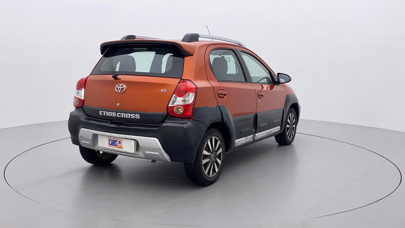 2016 Toyota Etios CROSS 1.2 G, Petrol, Manual, 56,689 km, Right Back Diagonal
