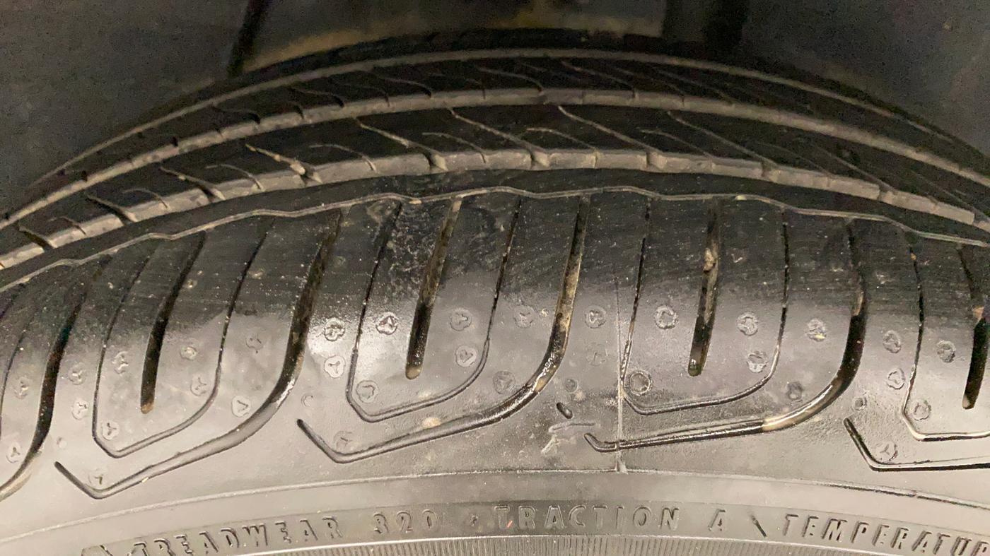 2022 Tata ALTROZ XMA PLUS PETROL, Petrol, Manual, 4,816 km, Left Rear Tyre Tread
