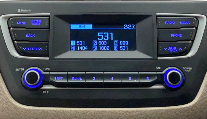 2018 Hyundai Elite i20 SPORTZ 1.2, Petrol, Manual, 41,245 km, Infotainment System