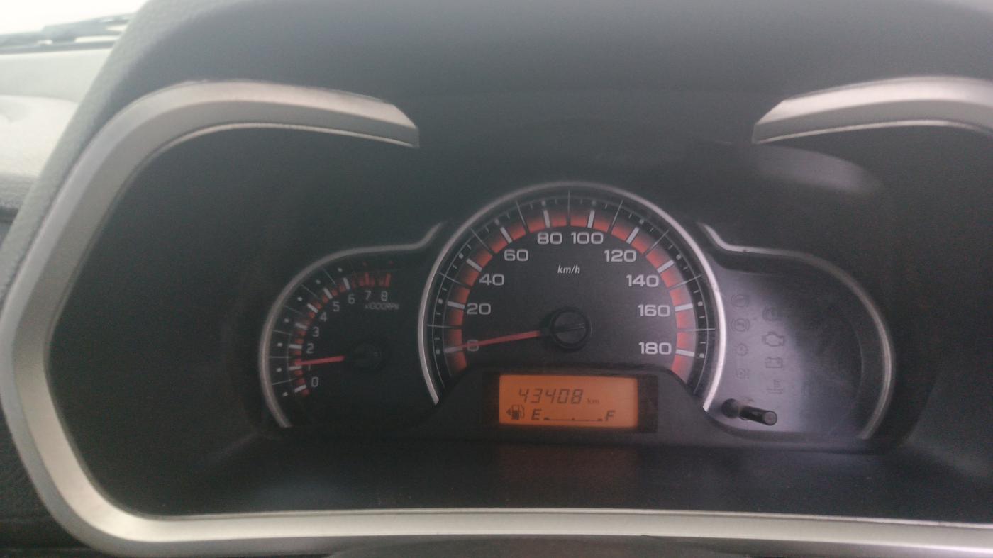 2016 Maruti Alto K10 VXI, Petrol, Manual, 43,407 km, Odometer Image