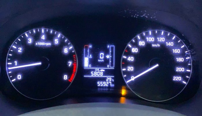 2017 Hyundai Creta SX PLUS 1.6 PETROL DUAL TONE, Petrol, Manual, 56,111 km, Odometer Image