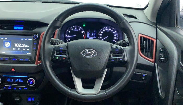 2017 Hyundai Creta SX PLUS 1.6 PETROL DUAL TONE, Petrol, Manual, 56,111 km, Steering Wheel Close Up