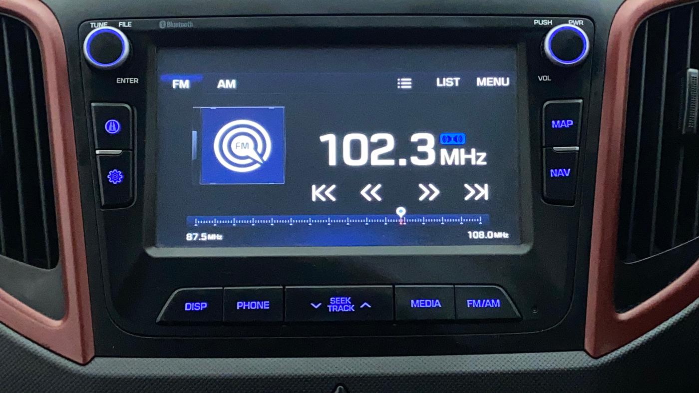 2017 Hyundai Creta SX PLUS 1.6 PETROL DUAL TONE, Petrol, Manual, 56,111 km, Infotainment System