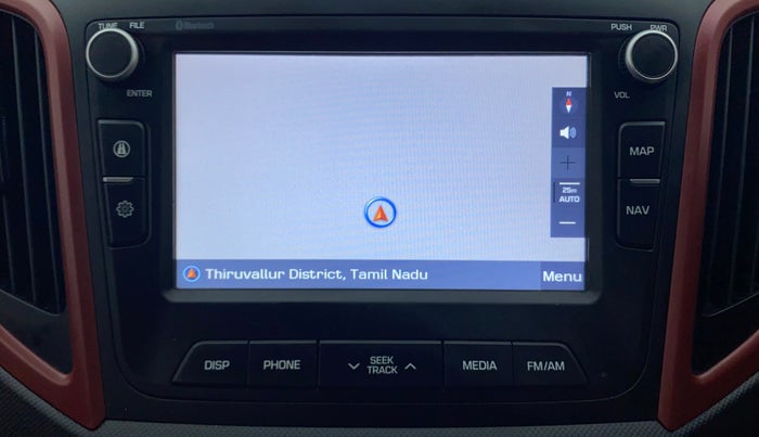 2017 Hyundai Creta SX PLUS 1.6 PETROL DUAL TONE, Petrol, Manual, 56,111 km, Navigation System