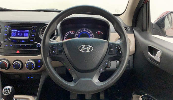 2016 Hyundai Grand i10 SPORTZ 1.2 KAPPA VTVT, Petrol, Manual, 82,571 km, Steering Wheel Close Up