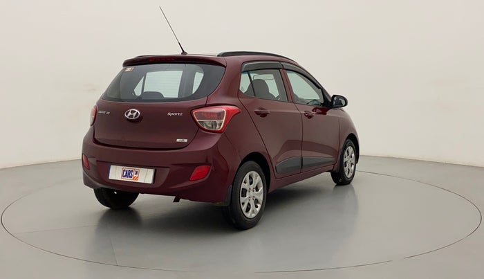 2016 Hyundai Grand i10 SPORTZ 1.2 KAPPA VTVT, Petrol, Manual, 82,571 km, Right Back Diagonal