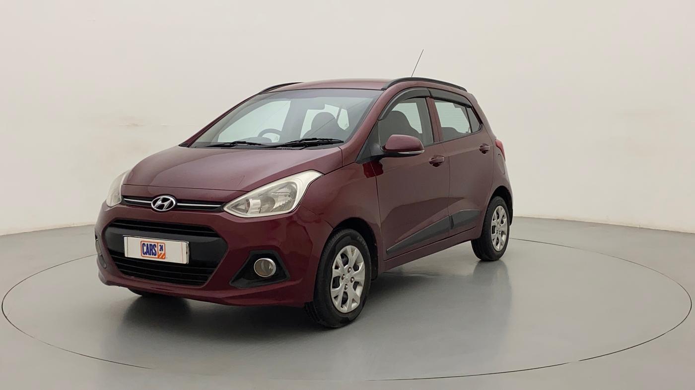 2016 Hyundai Grand i10 SPORTZ 1.2 KAPPA VTVT, Petrol, Manual, 82,571 km, Left Front Diagonal