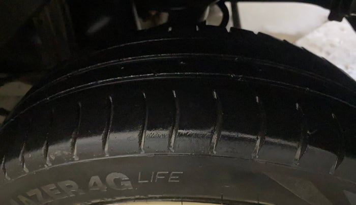 2015 Maruti Alto K10 VXI AMT, Petrol, Automatic, 73,287 km, Left Rear Tyre Tread