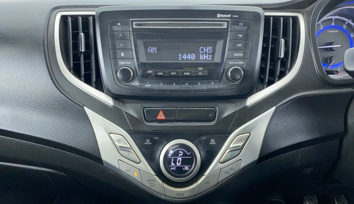 2017 Maruti Baleno DELTA 1.2 K12, Petrol, Manual, 65,107 km, Air Conditioner