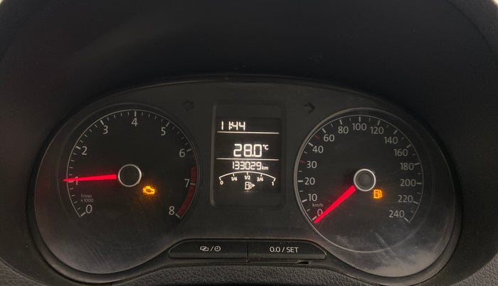 2018 Volkswagen Ameo TRENDLINE 1.0L, CNG, Manual, 1,32,995 km, Odometer Image