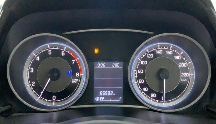 2017 Maruti Dzire ZXI, Petrol, Manual, 65,593 km, Odometer Image