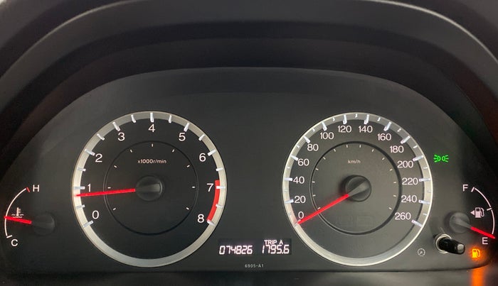 2010 Honda Accord 2.4 MT, Petrol, Manual, 74,861 km, Odometer Image